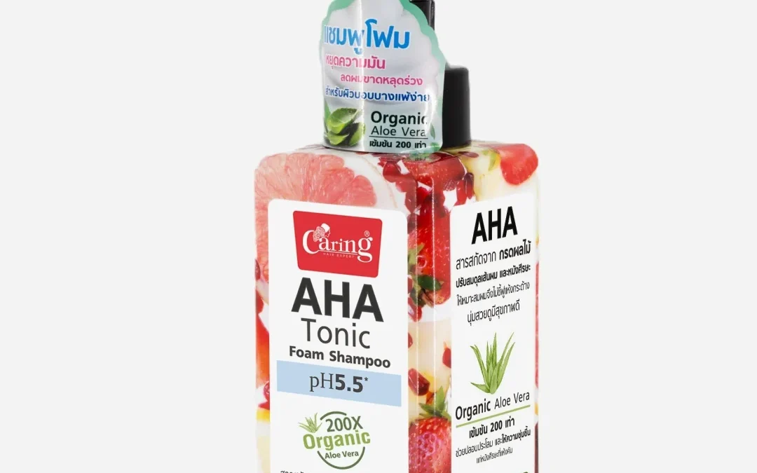 Caring AHA Tonic Foam Shampoo