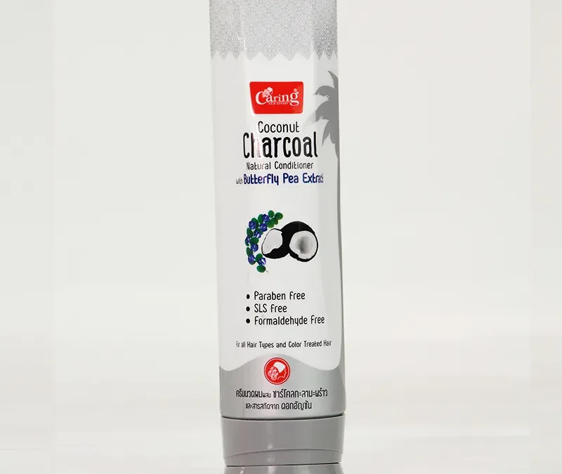 Caring Coconut Charcoal Natural Conditioner with Butterfly Pea Extract