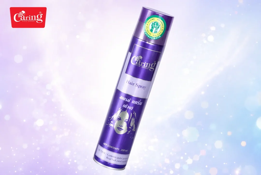 Caring Hair Spray ฝุ่นมือซาลอนอาชีพเลือกใช้