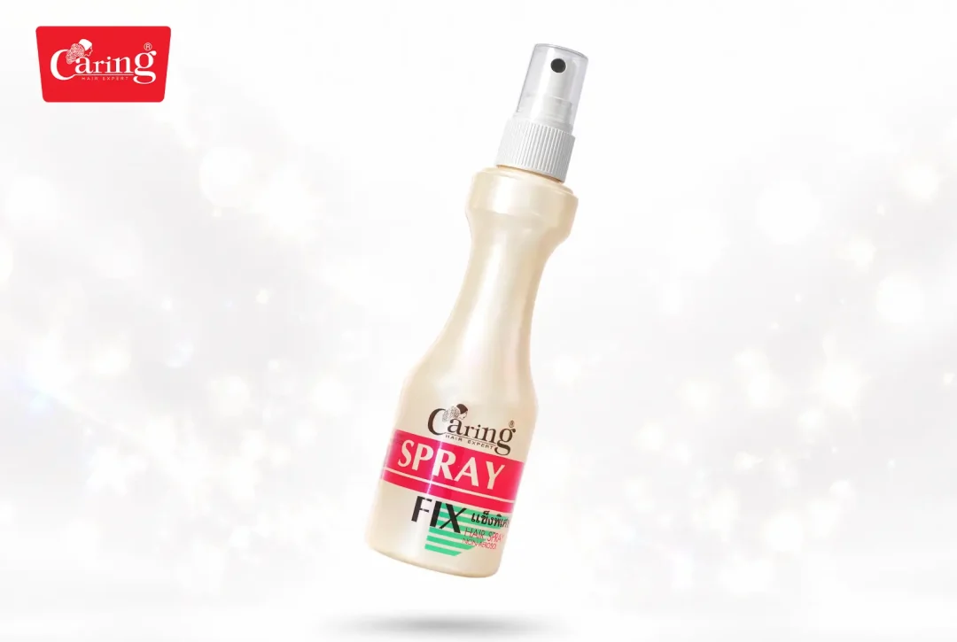 Caring Sprayfix สูตรล็อคผมแข็งพิเศษ