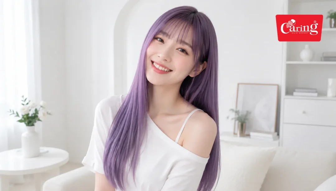 สเปรย์เปลี่ยนสีผมชั่วคราว Caring สีสันสดใส ล้างออกง่ายในครั้งเดียว